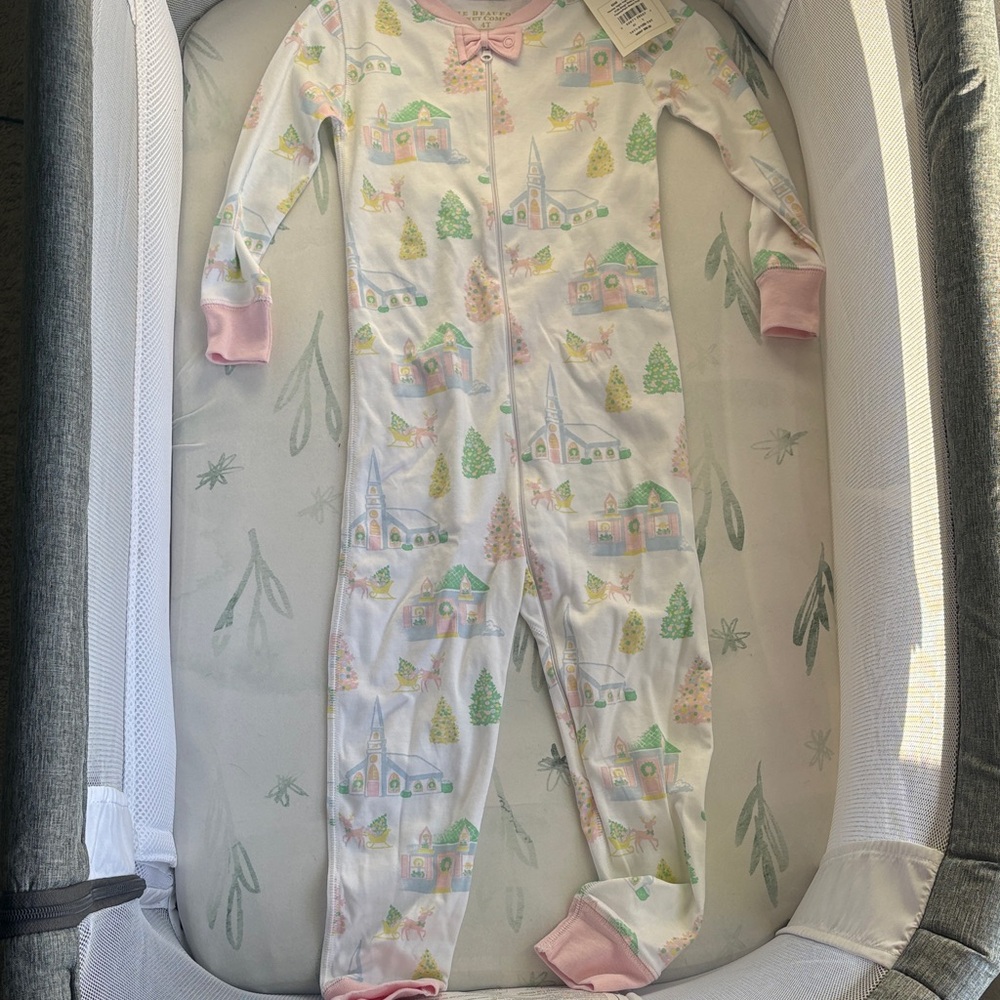The Beaufort Bonnet Company Pastel Print Footie